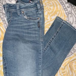 Silver brand bootcut jeans!